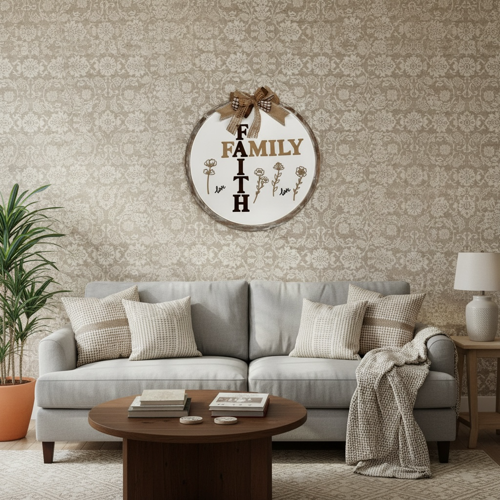 Faith & Family wall art