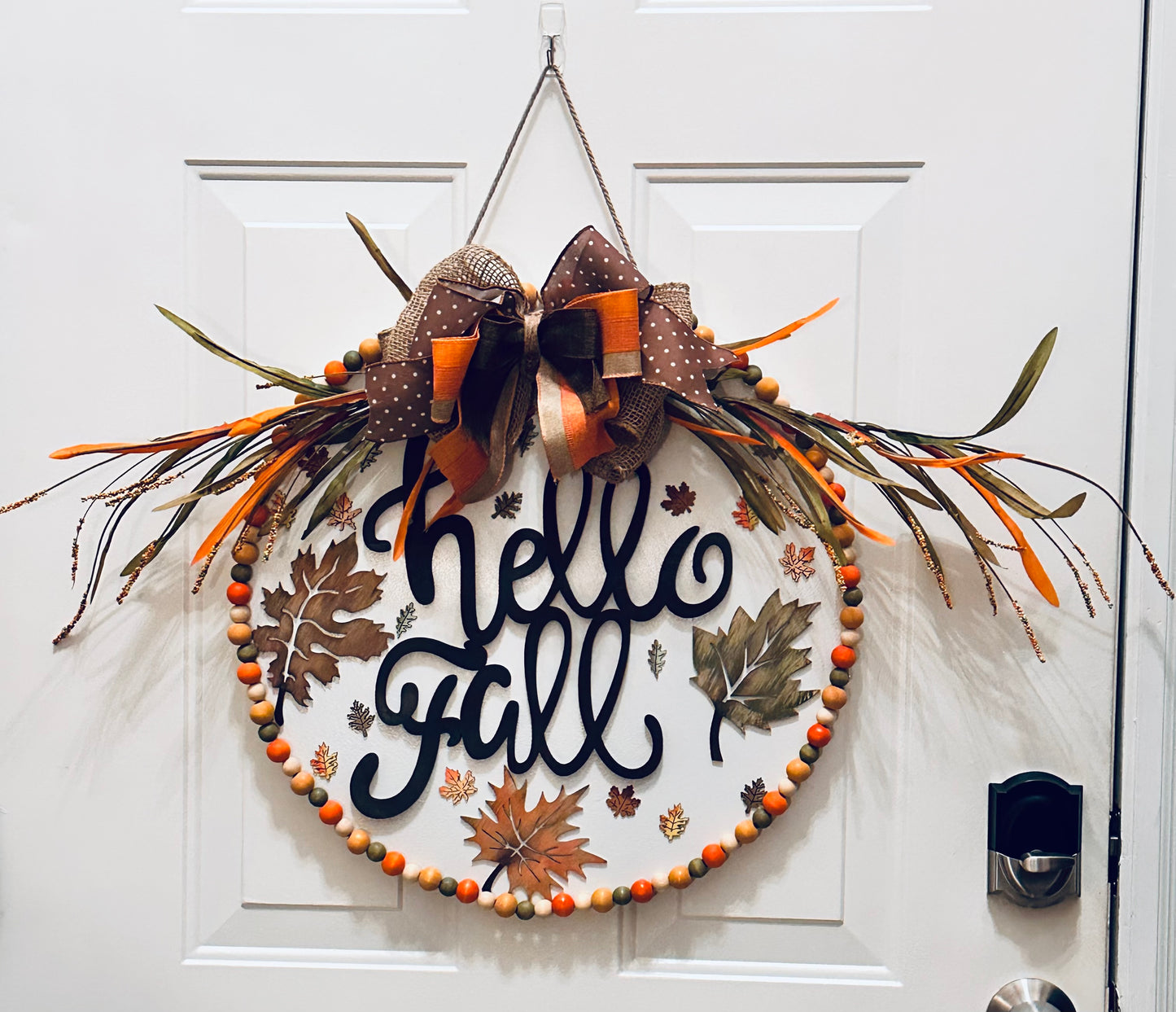 Hello Fall Door Sign