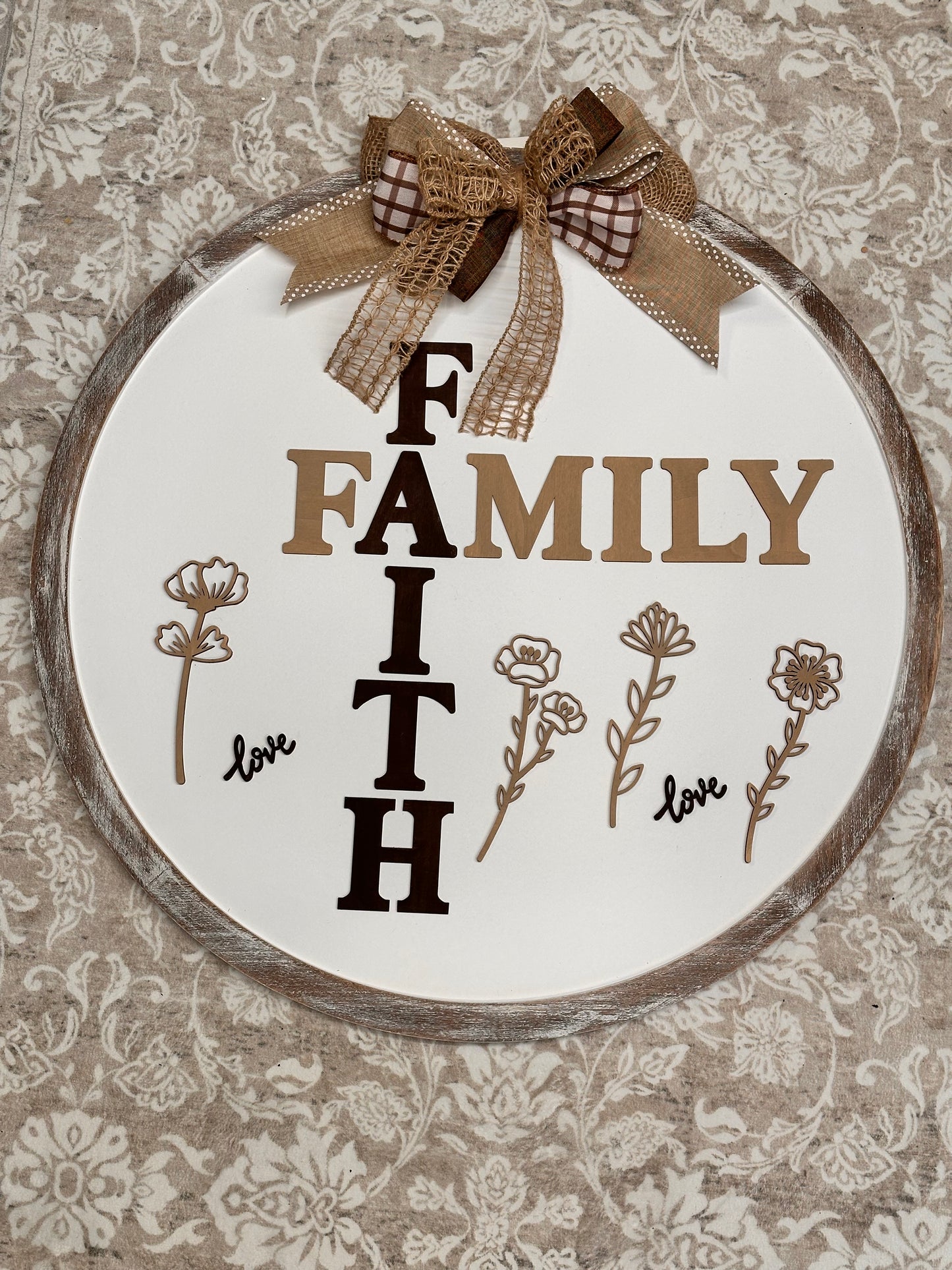 Faith & Family wall art