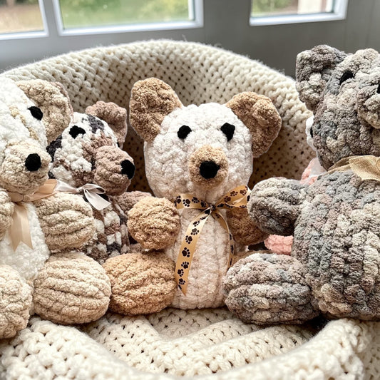 Honey Bear – A Tender Companion from Home (available in many colors)