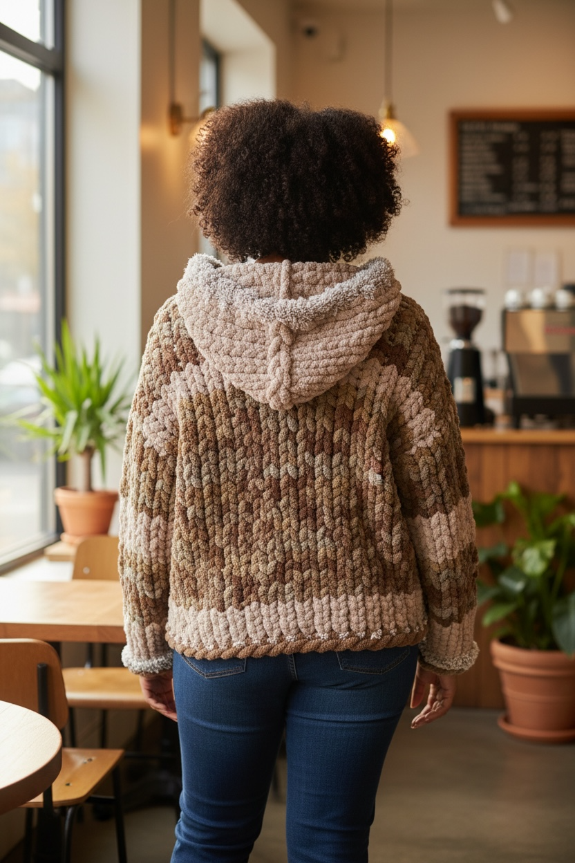 Contact me for your custom-made chunky knit jacket