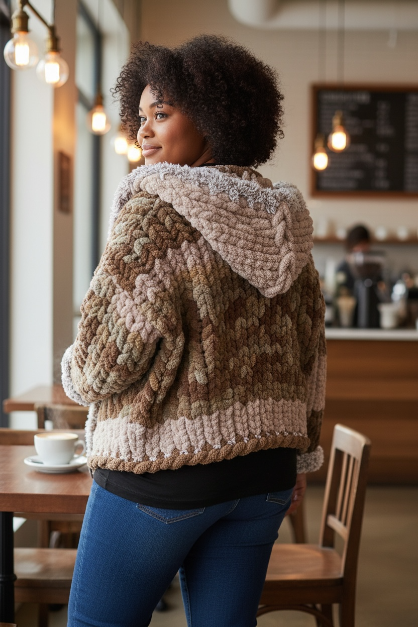 Contact me for your custom-made chunky knit jacket