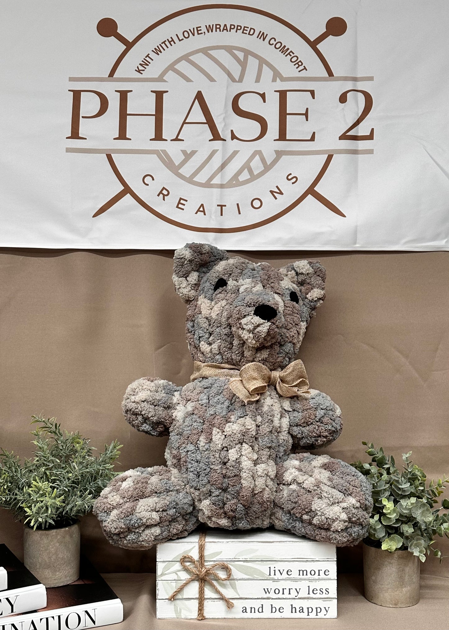 Honey Bear – A Tender Companion from Home (available in many colors)