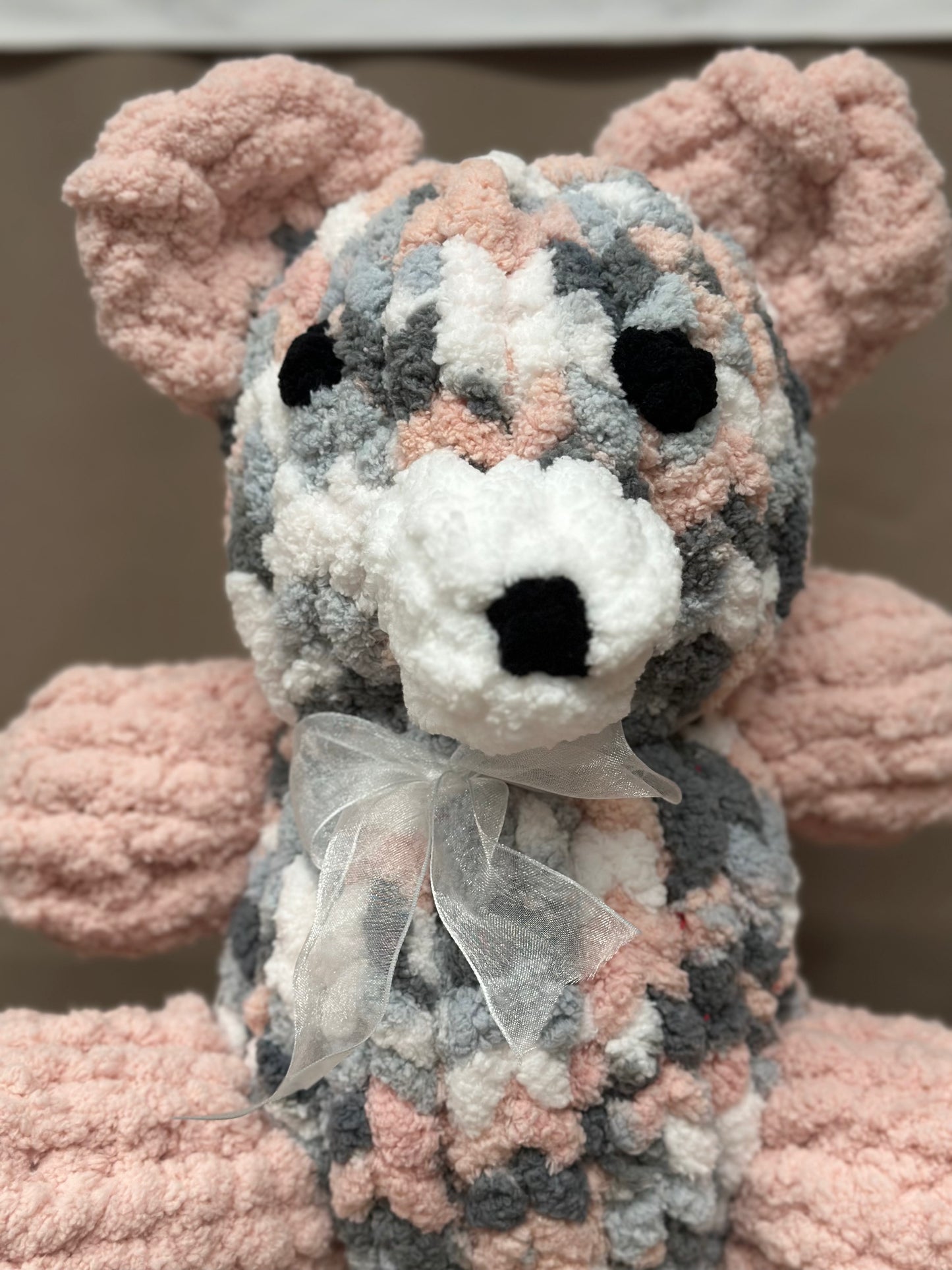 Honey Bear – A Tender Companion from Home (available in many colors)