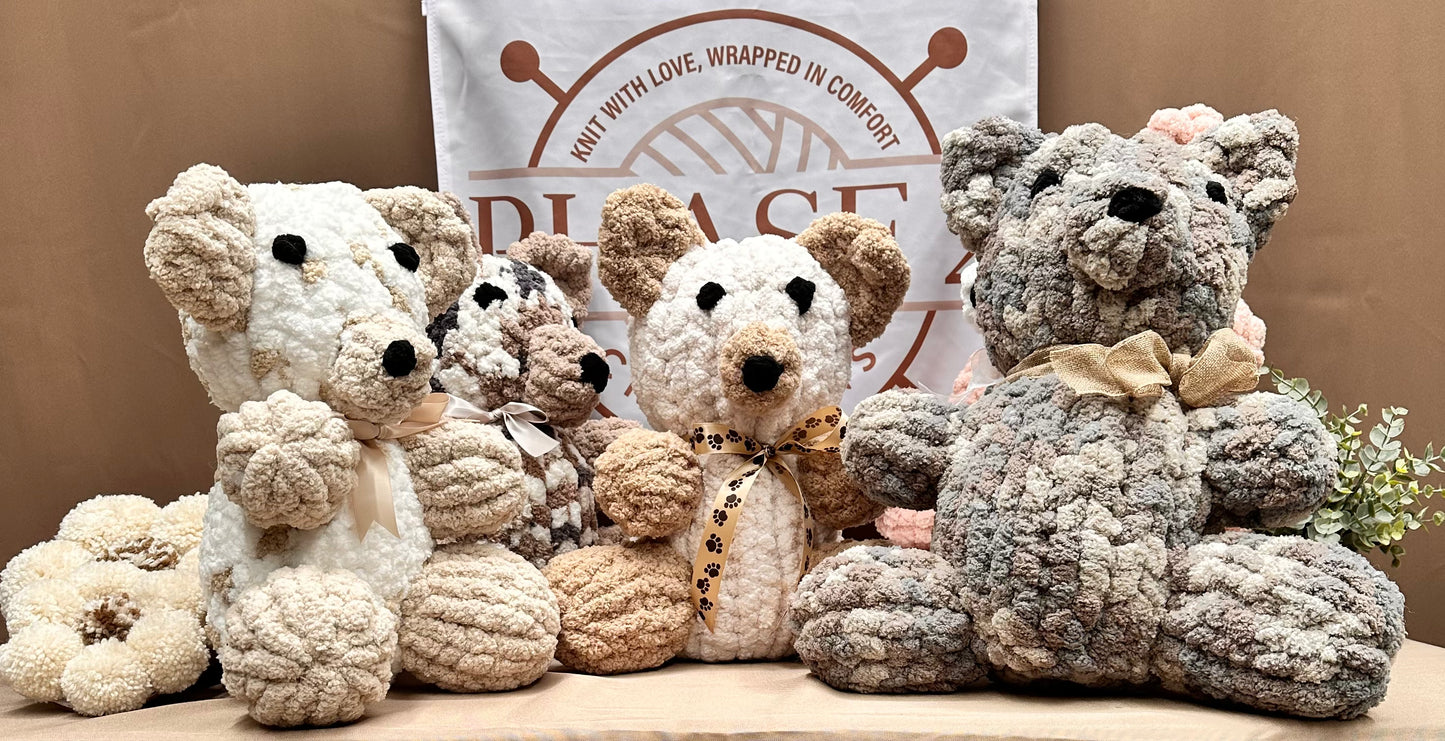 Honey Bear – A Tender Companion from Home (available in many colors)