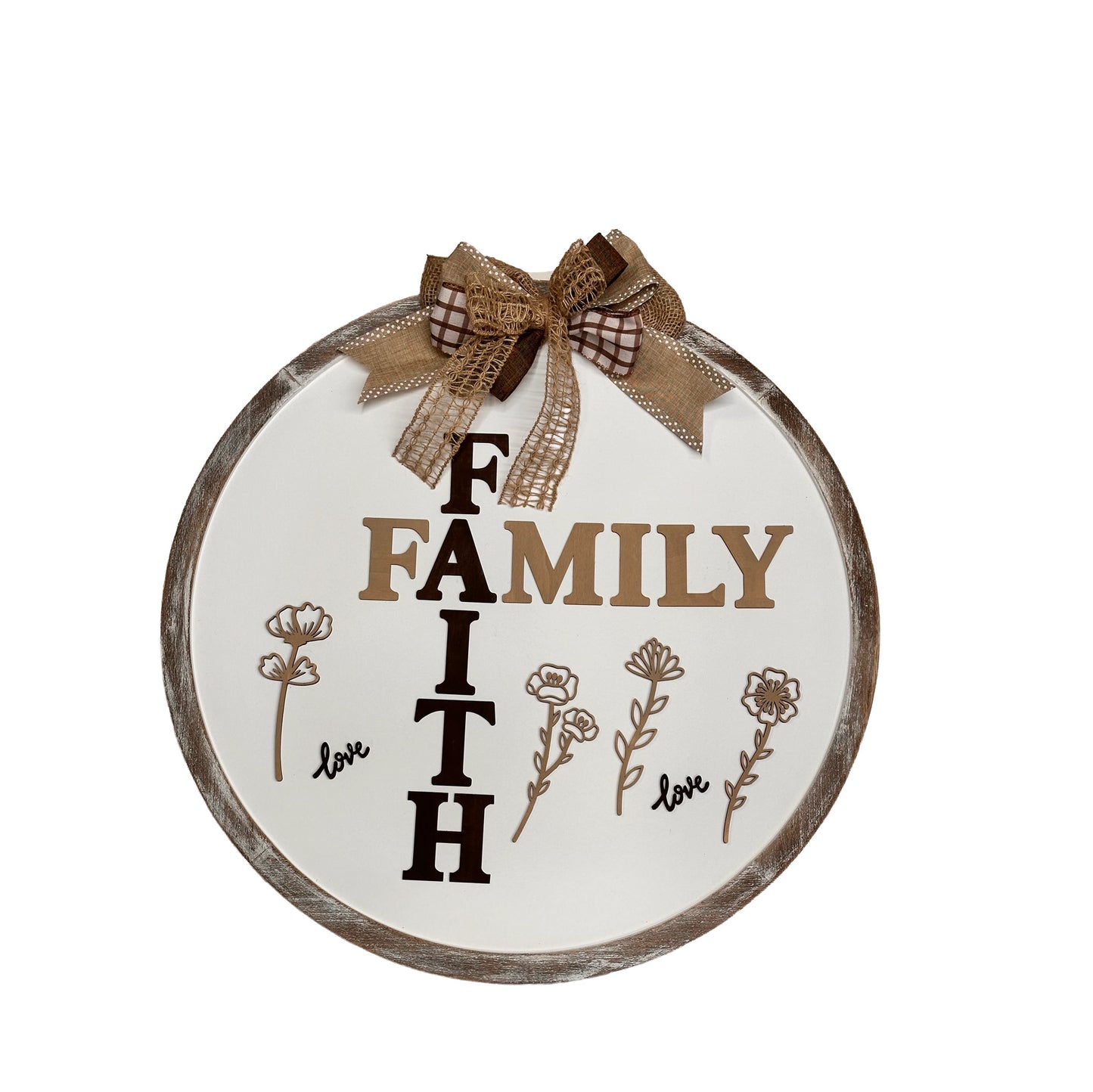 Faith & Family wall art