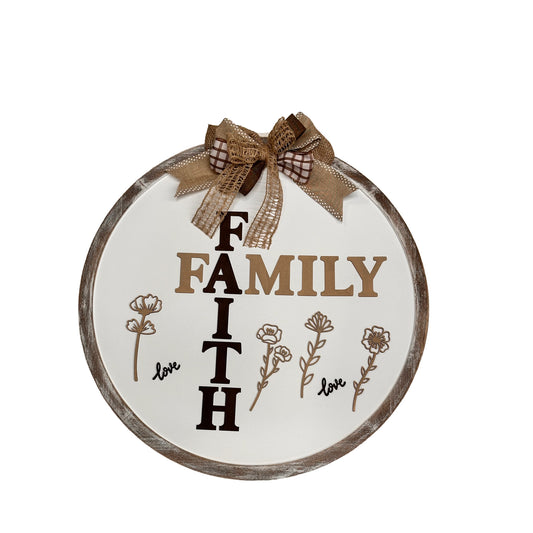 Faith & Family wall art